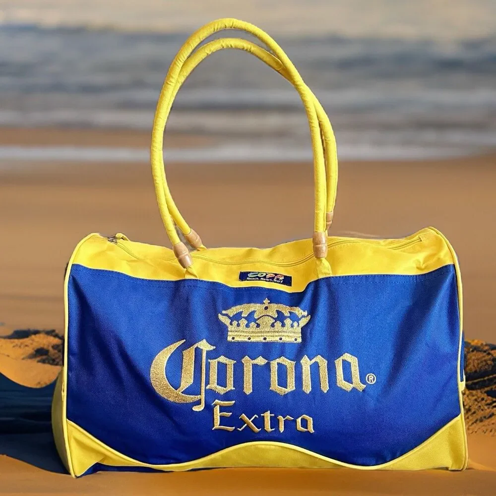 VINTAGE CORONA Copa Beach Sport Surf Corona Extra Beach Duffle Bag